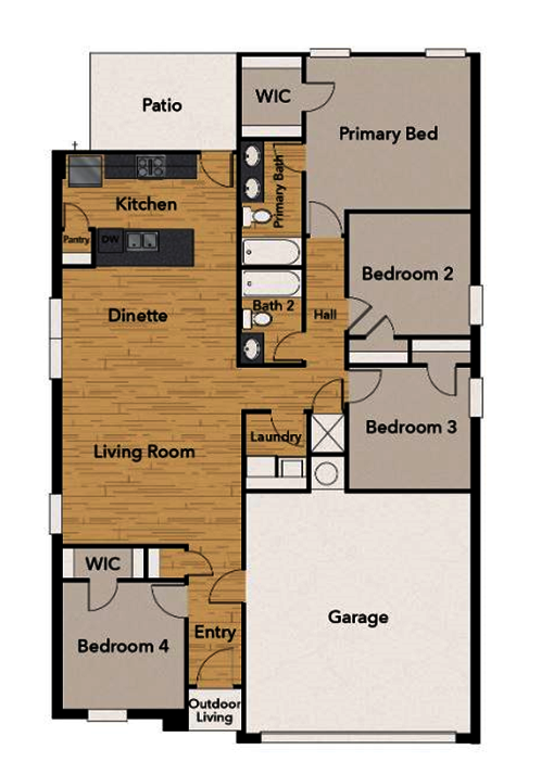 Flex Plan floorplan